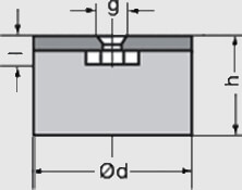 Trillingsdemper type E schematisch